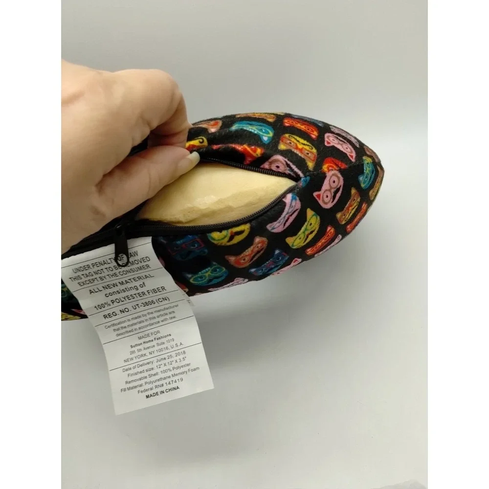 Bon Voyage Cats U Shaped Travel Pillow Neck Support Head Rest Airplane Cushion
